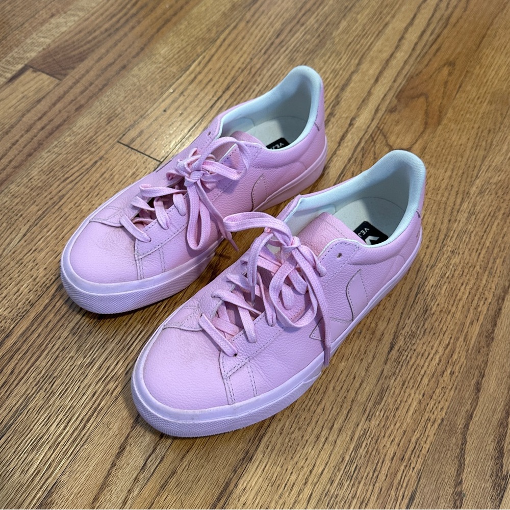 Pink veja shoes